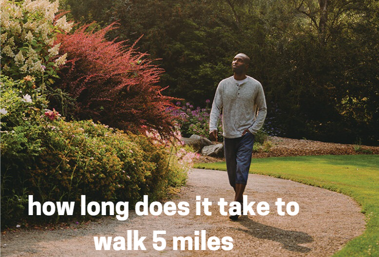 how long does it take to walk 5 miles