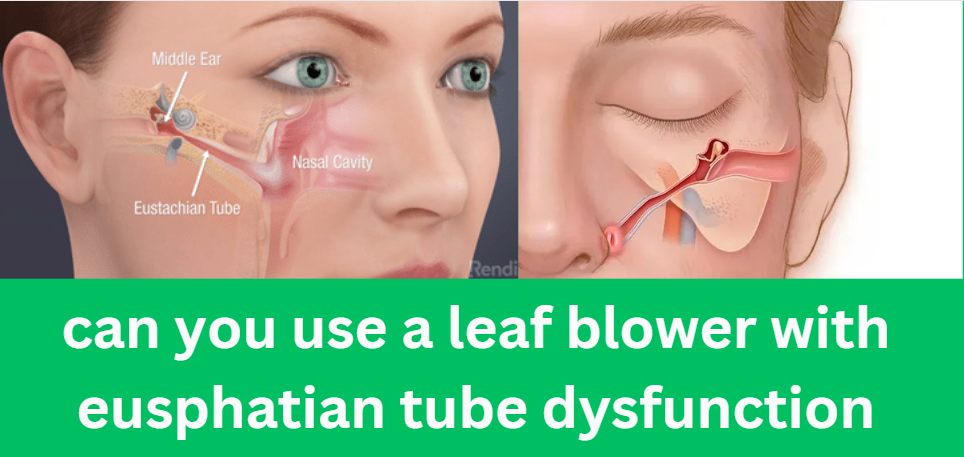 can you use a leaf blower with eusphatian tube dysfunction