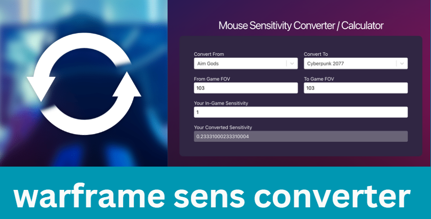 warframe sens converter